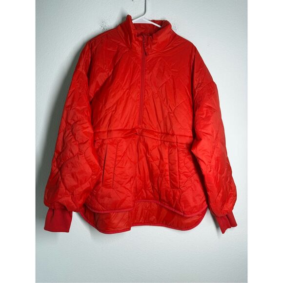 Old Navy Women’s Packable Half Zip Water-Resistant Quilted Jacket Pockets Size L - Picture 4 of 16